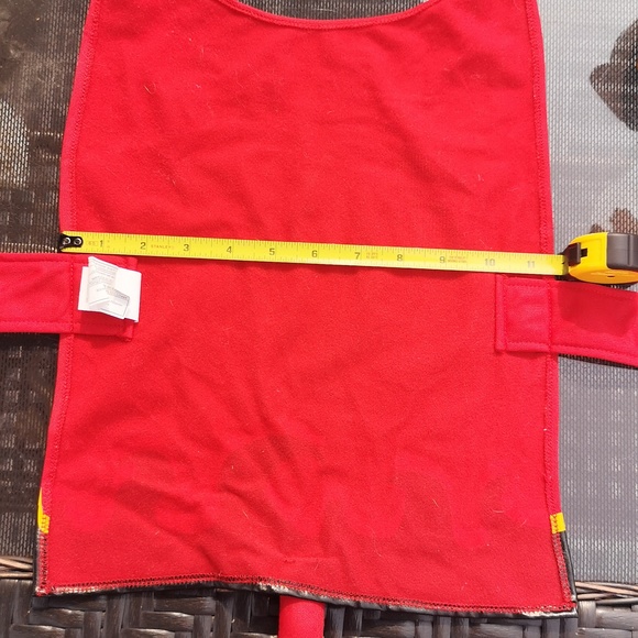 Halloween Dog Costume Red Devil Adjustable Size M FUN See Measurements - Picture 7 of 13